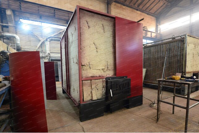 Твердотопливный котел 1.25 МВт - изготовление