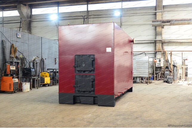 Котел 700 кВт Угольно дровяной