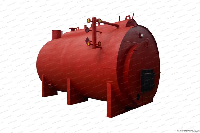 Парогенератор на твердом топливе 1.2 т 170 С