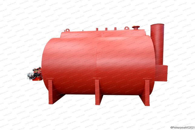 Дизельный жаротрубный котел 1200 кг пара в час 115 С